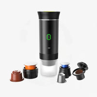 Cordless Portable Electric Espresso Machine - 3-in-1