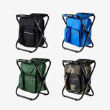 Folding Fishing and Camping Chair with Thermal Backpack