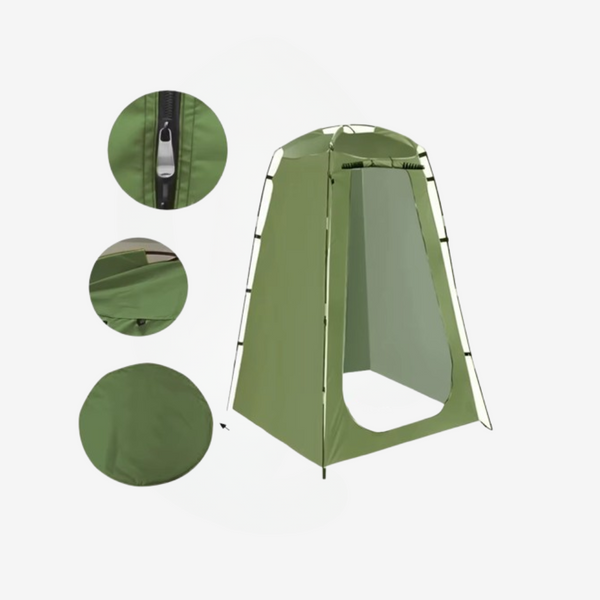 Portable shower tent