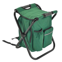 Folding Fishing and Camping Chair with Thermal Backpack