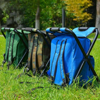 Folding Fishing and Camping Chair with Thermal Backpack
