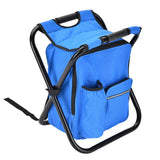 Folding Fishing and Camping Chair with Thermal Backpack