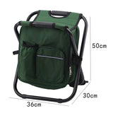 Folding Fishing and Camping Chair with Thermal Backpack
