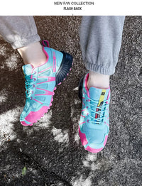 Women's Pink and Purple Mountain Shoes