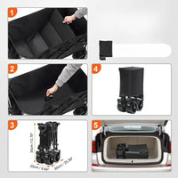 220 L folding camping trolley