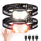 Lampe frontale LED rechargeable