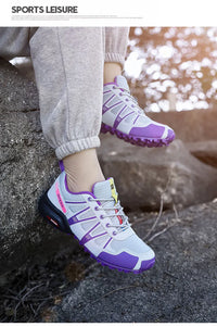 Women's Pink and Purple Mountain Shoes