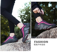 Leather hiking shoes for winter